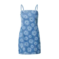 ROXY Obleka Dreamy Daze moder denim/svetlo modra