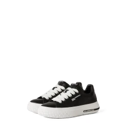 KARL LAGERFELD JEANS Visoke superge  KLJ LEDER-SNEAKER  črna