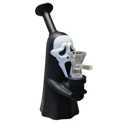 Silikonski bong Scream Black 16,5 cm