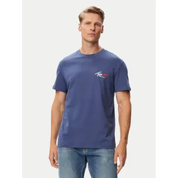 Tommy Jeans Majica DM0DM22538 Modra Regular Fit