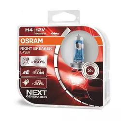 OSRAM auto sijalica Night breaker laser H4 Duo Box