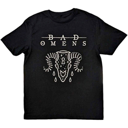 Bad Omens Majica Ram Skull Unisex Black L