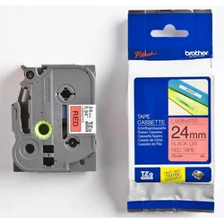 Trak p-touch tze-451 rdeč/črn 24mm BROTHER