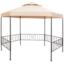 Vidaxl Vrtni paviljon 323x275x265 cm