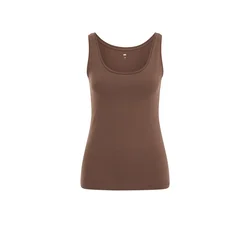 WE Fashion Top rjava
