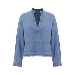 Imily Bela Bluza moder denim