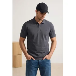 Trendyol Muška majica Tmnss26Po00016, Siva