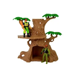 Set figur sveta dinozavrov Vozilo Buggy Drevo Okostja Zvok