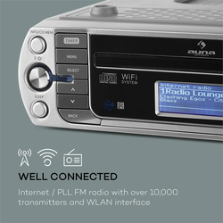 KR-500 CD, kuhinjski radio, internetni/PLL FM radio, WiFi, CD/MP3 predvajalnik (MG-KR-500 CD)