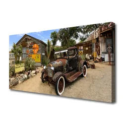 tulup.si Slika na platnu Old car architecture 120x60 cm