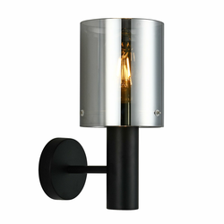 ITALUX WL-5581-1A-BK+SG - Zidno svetlo SARDO 1xE27/40W/230V crna