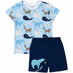 Garnamama Star fantovska pižama, modra, 128