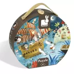 Janod Hat Boxed Puzzle J02922 – Skriveno blago, 36 kom