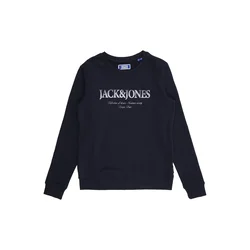 Jack & Jones Junior Majica JJDevin Daytona temno modra/bela