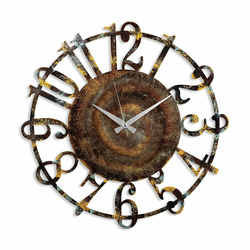 WALLXPERT Zidni sat Metal Wall Clock 15 1
