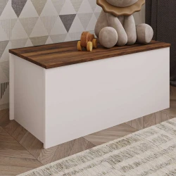 Hanah Home Kutija za odlaganje Florya, 90x45.5x45 cm, Bela