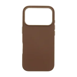 Dviced usnjena MagSafe torbica za iPhone 17 Pro - rjava