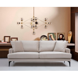 Atelier del Sofa Papira Sofa, 3 Sedišta, Bež