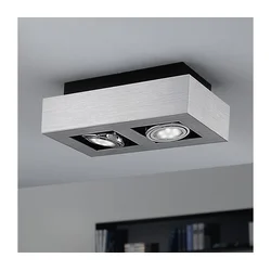 Eglo 64695 - LED spot svetlo LOKE PRO 2xGU10/5W/230V 3000K hrom