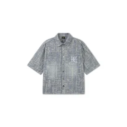 Ed Hardy Srajca  moder denim / siva / bela
