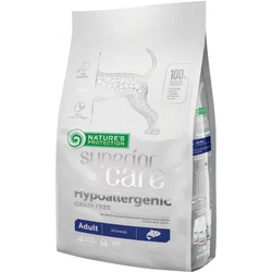 NATURES PROTECTION Suva hrana za odrasle pse sa ukusom lososa i bez žitarica Superior Care Hypoallergenic 1.5kg