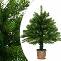 Den Umetna novoletna jekla z realističnimi iglicami 65 cm ze