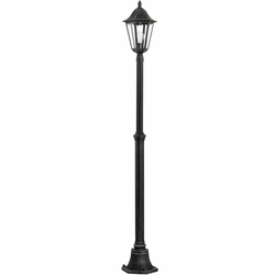 VANJSKA STAJAĆA LAMPA 1xE27 CRNA/SREBRNA NAVEDO