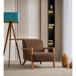 Atelier del Sofa Fotelja Lyke, Braon