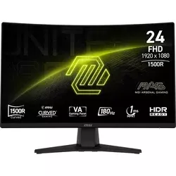 MSI 23.6” FHD 180Hz VA MAG 242C Zakrivljeni Gaming Monitor