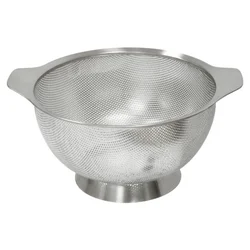 Perforated strainer, stainless steel, 26 cm - Zokura