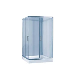 Quartz Tuš kabina, 80x80x200cm, Providno staklo 6mm, Srebrni ram
