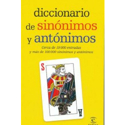 Diccionario de sinónimos y antónimos