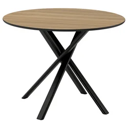 NORRMJÖLE Sto, im. hrastovine/crna, 105 cm