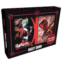 DC COMICS HARLEY QUINN TINY BK & PIN