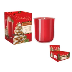 eoshop Sveča v kozarcu ZIMA ČUDEŽNI-PIŠKOTI+VANILIJA 150g