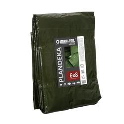 Zaščitna ponjava 6x8m debela zelena 120g/m2 66011