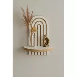 HANAH HOME Dekorativna zidna polica Artmtkwll1 White