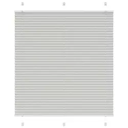 Plisirana roleta svijetlosiva 115x100 cm širina tkanine