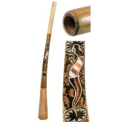 Didgeridoo Tik barvan/pike 150cm 38140014