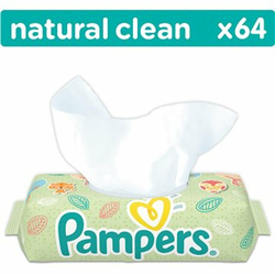 Pampers vlažne maramice Natural Clean 64 komada