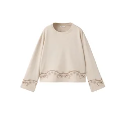 MANGO KIDS Majica PASMINA rjava/kapučino