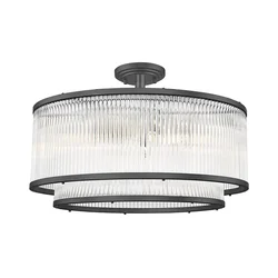 Brilagi - Plafonski luster RAMOS 6xE14/60W/230V crna