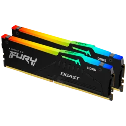 DIMM DDR5 32GB (2x16GB kit) 6000MT/s KF560C30BBEAK2-32 FURY Beast Black RGB EXPO