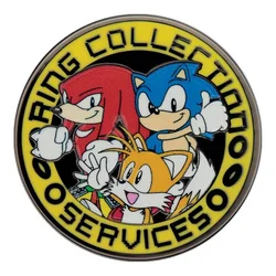 Sonic the Hedgehog bedž Sonic, Tails i Knuckles