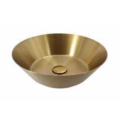 Metalni lavabo COPEN nadgradni 400x125mm brušeni mesing