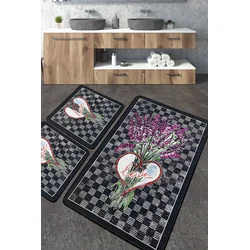 Lessentiel Maison Set 3 prostirke za kupatilo Šareni