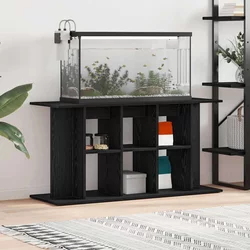 Stalak za akvarij crni hrast 120x40x60 cm inženjerski drvo