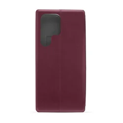 Maska za telefon ROYAL FLIP COVER za Samsung S23 Ultra, Bordo