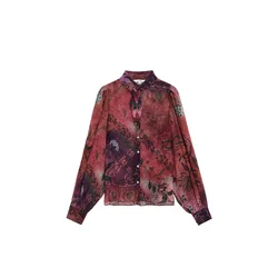 Scalpers Bluza lila/mešane barve