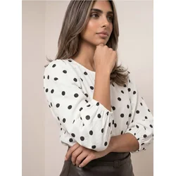 Sinsay - Bluza na tufne sa dodatkom viskoze - šareno